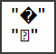 Other replacement characters. An empty box, a box with a question mark inside, and a black diamond with a white question mark.